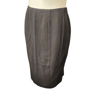 Vintage NWT Carlisle Black pencil skirt‎ wool womens size 6 Office Wear